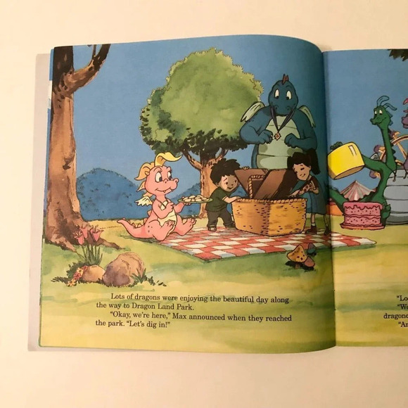 2002 Dragon Tales Too  Much Fun Random House Pictureback Book - Picture 11 of 16